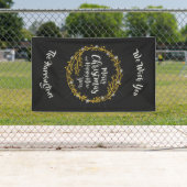 Bannière de noms personnalisés Christmas Wings (En situation)