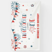 Bannière de notre petit fêtard 1er anniversaire (N (Vertical)