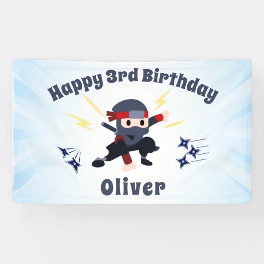 Bannière de pancarte d'anniversaire pour enfants d (Horizontal)
