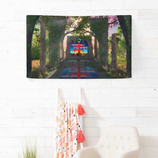 Bannière de Pâques (En situation)