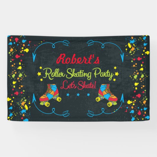 Bannière de partie de patin (Horizontal)