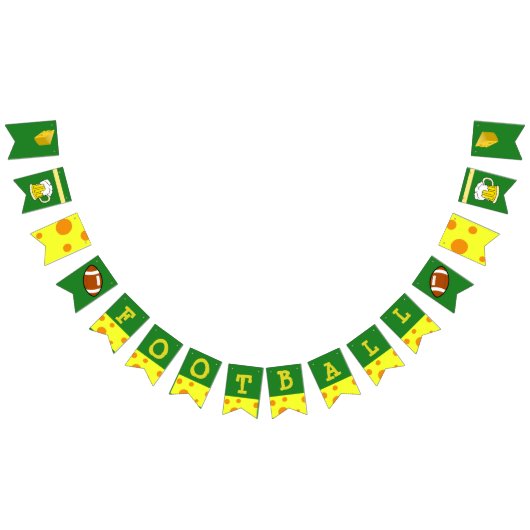 Bannière de partie du football du Wisconsin (Tout)