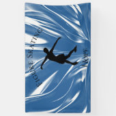 Bannière de patinage artistique avec votre nom! (Vertical)