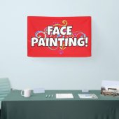Bannière de peinture de visage (Salon professionnel)