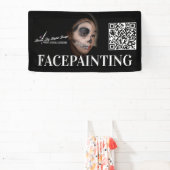 Bannière de peinture de visage pour entreprise d'é (Insitu)