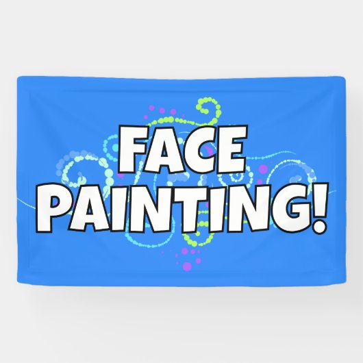 Bannière de peinture faciale (Horizontal)