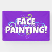 Bannière de peinture faciale (Horizontal)