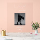 Bannière de photo de mariage transparente Bienvenu (Mariage)