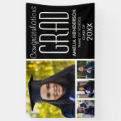 Bannière de photo de remise de diplôme félicitatio (Vertical)