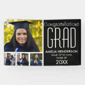 Bannière de photo de remise de diplôme félicitatio (Horizontal)