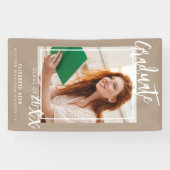 Bannière de photo de remise de diplômes élégante (Horizontal)