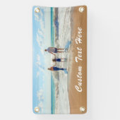 Bannière de photo personnalisée avec texte (Verticale)