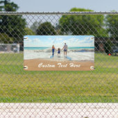 Bannière de photo personnalisée avec texte (Insitu)