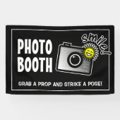 Bannière de photobooth personnalisée pour mariage (Horizontal)