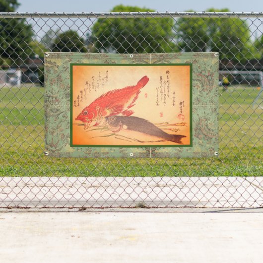 BANNIÈRE DE POISSON AVEC GROMMETS (En situation)