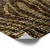 Bannière de poster de fête glamour sequins scintil (Coin)