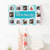 Bannière de proposition de mariage avec photos 'Vo (En situation)