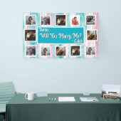 Bannière de proposition de mariage avec photos 'Vo (Salon professionnel)