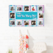 Bannière de proposition de mariage avec photos 'Vo (En situation)