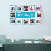 Bannière de proposition de mariage avec photos 'Vo (Salon professionnel)