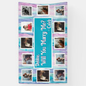 Bannière de proposition de mariage avec photos 'Vo (Vertical)