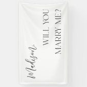 Bannière de proposition personnalisée romantique (Vertical)