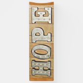 Bannière de protestation d'ESPOIR ou signe de yard (Vertical)