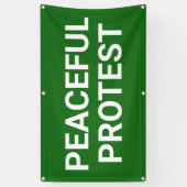 Bannière de protestation pacifique (Vertical)