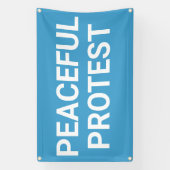 Bannière de protestation pacifique (Verticale)