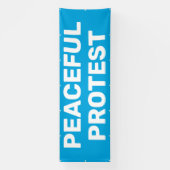 Bannière de protestation pacifique (Verticale)