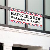 Bannière de publicité pour salon de coiffure pour  (Bâtiment extérieur)