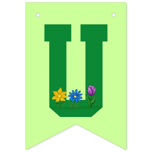 Bannière de ramassage floral (Troisième drapeau)