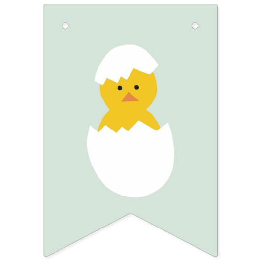 Bannière de rasage de la fête de Pâques à éclos -  (Deuxième drapeau)