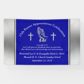 Bannière de réception d'appréciation du pasteur pe (Horizontal)