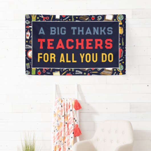 Bannière de reconnaissance des enseignants (En situation)