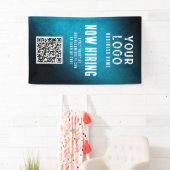 Bannière de recrutement QR Code Dégradé de sarcell (En situation)