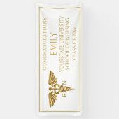 Bannière de remise de diplômes d'école d'infirmièr (Vertical)