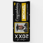 Bannière de remise de diplômes modifiable 2026 ave (Vertical)