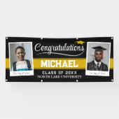 Bannière de remise de diplômes modifiable Alors et (Horizontal)