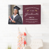 Bannière de remise de diplômes personnalisée avec  (En situation)