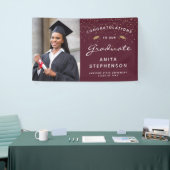 Bannière de remise de diplômes personnalisée avec  (Salon professionnel)