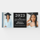 Bannière de remise de diplômes personnalisée moder (Horizontal)