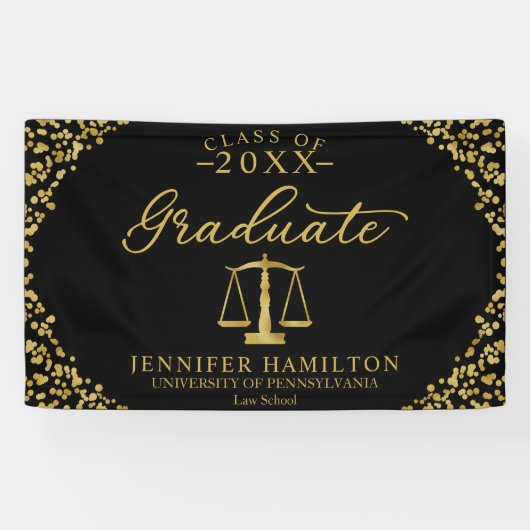 Bannière de remise des diplômes de faculté de droi (Horizontal)