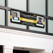 Bannière de remise des diplômes modifiable Alors e (Bâtiment extérieur)