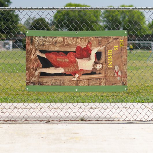 Bannière de résurrection de Pâques (En situation)