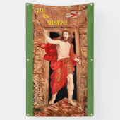 Bannière de résurrection de Pâques (Vertical)