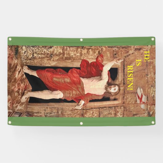 Bannière de résurrection de Pâques (Horizontal)