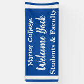 Bannière de retour de bienvenue à l'école extérieu (Vertical)