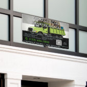 Bannière de retrait de déchets commerciaux pour bu (Bâtiment extérieur)