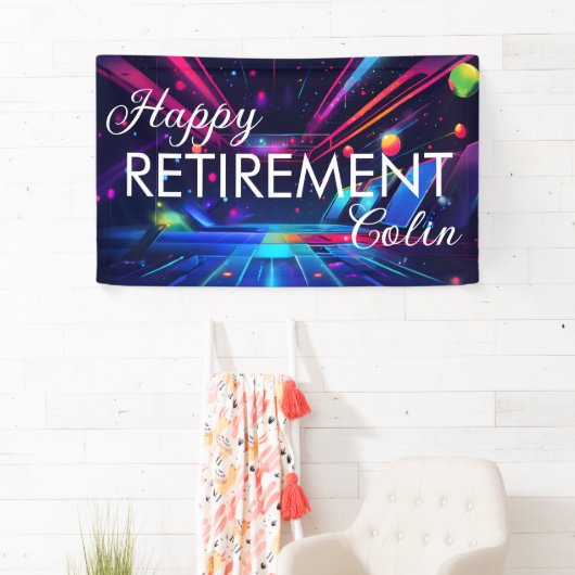 Bannière de retrait Disco (En situation)